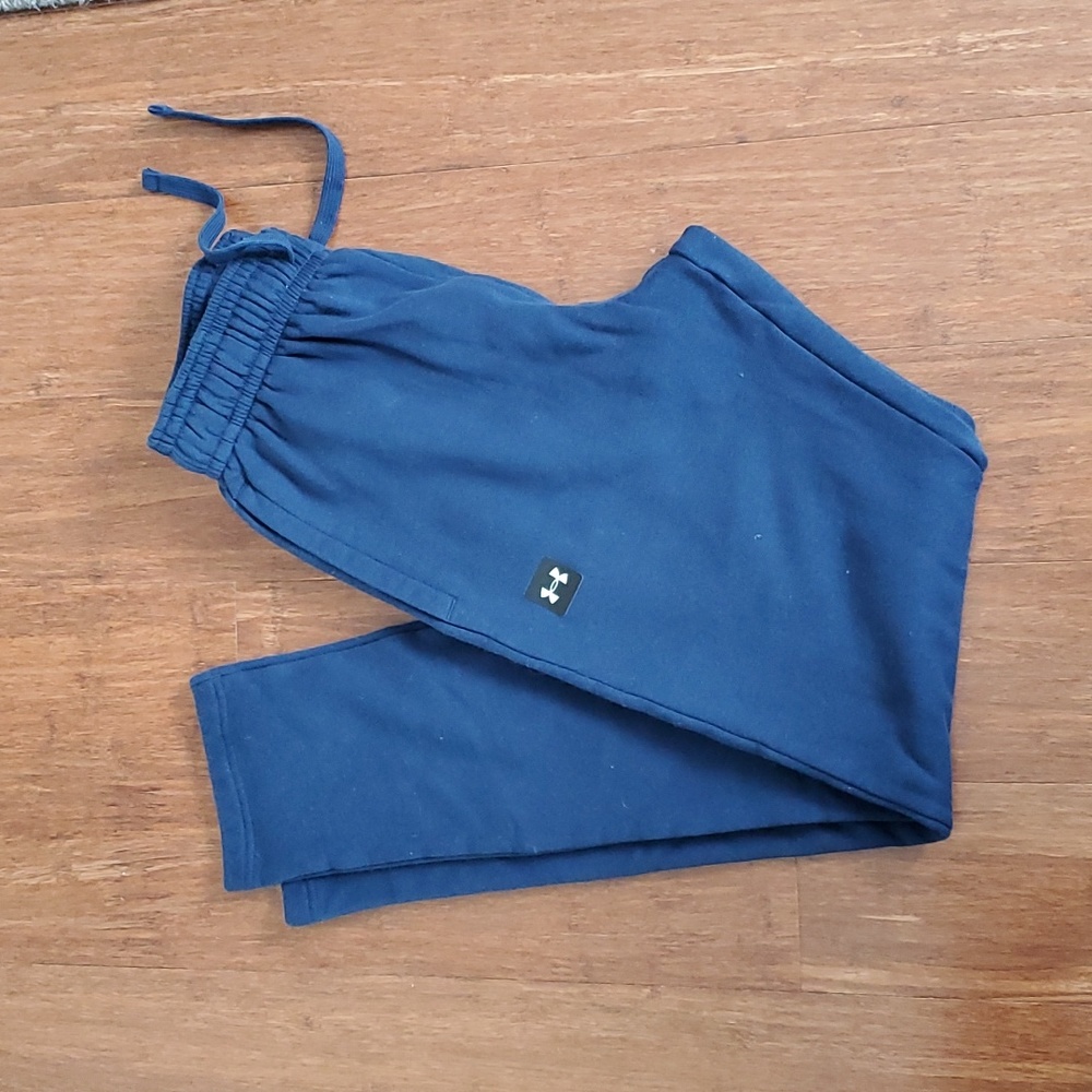 New No tag under armour blue sweat pants women medium loose